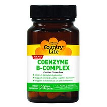 Country Life Coenzyme B Complex 30-Count null, 1, 기타