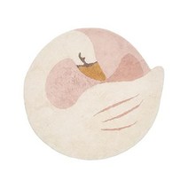 리틀 더치 러그 라운드 스완 카펫 115 x 110 cm Little Dutch