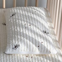 어던엣홈 자수 납작 메쉬베개, 래빗