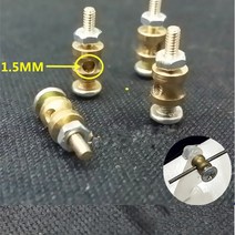 SERVO 100 개/묶음 RC 비행기 푸시로드 연결 스토퍼 서보 커넥터 조정 가능한 쉬운 직경 1.5mm Rc 헬리콥, 02 40 Sets