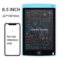 용 LCD 그림 그리기 태블릿 그래피티 스케치패드 필기 칠판 장난감 매직 드로잉 보드 선물 44 인치 85 인치, 8.5 inch C Sky Blue