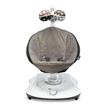 4moms Rocka Roo Baby Rocker 앞에서 뒤로 미끄러지는 모션 그래파이트, Baby Seat