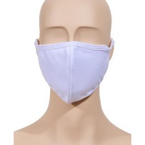 세탁가능 숨쉬기 편한 다회성 순면 마스크 슬세권룩 집청소 시험기간 미세먼지 황사, FREE, 화이트