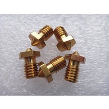 5 개/몫 3D 프린터 노즐 전체 금속 M6 스레드 0.2mm/0.3.4 1.75 DIY Reprap Makerbot, 상세내용표시