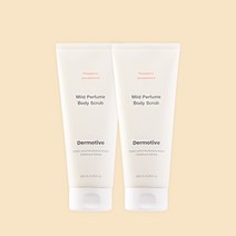 더모티브 라즈베리샌달우드향 마일드 퍼퓸 바디스크럽 앤 워시, 퍼퓸 바디스크럽 2개
