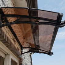 캐노픽스 800 X 5100 컨테이너 어닝 조립식 농막 모듈러주택 전원주택 차고 옥상 썬룸, 블루 렉산 검정 브라켓 검정 바