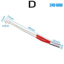 3D 프린터6x16 6x20 6x30mm 세라믹 카트리지 히터 12V 24V 40W 50W 60W 70W CNC 3D 프린터 프린트 헤드 핫, 19 D for Anycubic Vyper