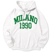 일루소 밀라노1990 소프트 특양면 후드티