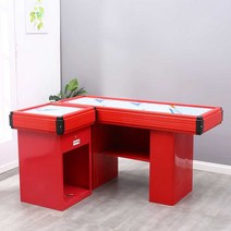 편의점 포스 계산대 마트 결제 테이블 카운터 약국 선반, 계산대 화이트(150cm)