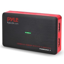 Pyle 비디오 게임 캡쳐 카드 장치 레코더 HDMI 출력 풀 HD 1080P 라이브 스트리밍 USB SD PC DVD PS4 PS3 엑스박스 One 360 및, Basic Version