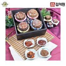 김치원 순창문옥례 명인명장2호 선물세트 옹기1kgx4, 명인명장2호 선물세트 옹기1kgx4 300g