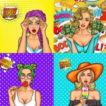 자투리 DTP옥스포드컷트지 팝아트 택1, DTP옥스포드컷트지 달러팝아트