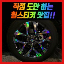 홀로그램 휠 스티커 더뉴쏘렌토 18인치 19인치 더마스터, 1세트, 더뉴쏘렌토 19인치 (더마스터)
