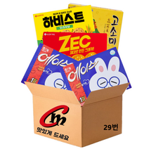cm전용 박스 29번 대용량 비스켓 4종 모음 합5개 (에이스2개+제크1개+하비스트1개+고소미1개), 1세트