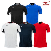 미즈노 게임 셔츠 20 트레이닝 반팔 티셔츠 축구 유니폼 저지 남자운동복 상의 단체티
