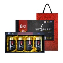 6년근 명품 흑 홍삼정 골드 4병세트 홍삼 효능 횽삼의 진세노사이드