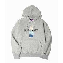 남자 여자 긴팔 후드티 티셔츠 뉴해빗 10/6 배송 N/H RABBIT B오와이 후드 (SNHNH-008)