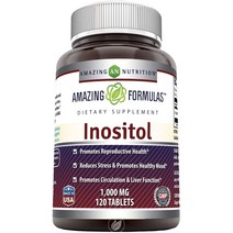 어메이징뉴트리션 포뮬러 이노시톨 1000mg 타블렛, 120개입, 1개