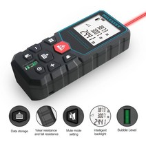 레이저 줄자 거리 측정기 휴대식 Miseyey x5x6 40m 60m 80m 100m 디지털 laser tape measure diastimeter tester tool, 협력사, x5