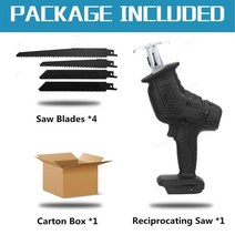 5인치마블커터 테이블쏘 플런지쏘 충전마블커터 핸드그라인더 미니테이블쏘 마블커터18V 4000rpmmin 4 블레이드가있는 무선 왕복 톱 Makita 18V 배터리 용 톱 35, 협력사, 검은 색