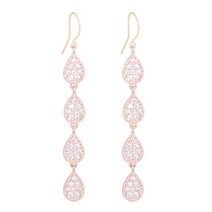 [엠마블리스] Florid earrings (14K 금침) 낚시고리 후크 금귀걸이 14k귀걸이 14k큐빅귀걸이 14k 금침 귀걸이