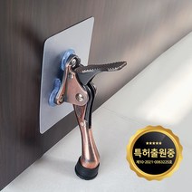 철물의민족 무타공 원터치 말발굽 부착형 자동 문고정 현관문 말굽 도어 스토퍼 방문 스티커, 00. 아크릴 접착판(1개입)