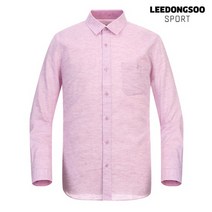 이동수 골프웨어 남성 간절기 긴팔 셔츠 핑크 H9ASH2010-P1 [MODA outlet D]