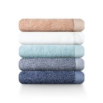 송월타월 송월 호텔용 40수 타이탄 190g 5장, 베이지 5장