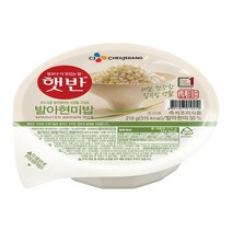 햇반 발아현미밥 210g 잡곡밥, 6개