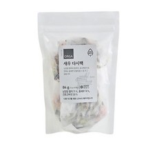 [한끼ZERO 새우 다시팩 84g (84g) 깊은맛 천연 조미료 캠핑 휴대용 자취생 간단요리 ORGA 홈캉스 맛집, 3개