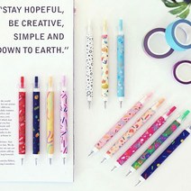 sof-tii jell pen_clip 12종(black) 디자인문구필기류데코펜, no.5옐로우