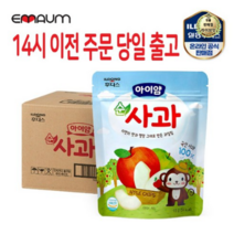 일동후디스 아이얌 동결건조 과일칩 순사과, 810개, 15g