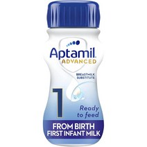 영국직송 Aptamil Advanced 1 First Infant 밀크 from Birth 200ml 압타밀, 1개