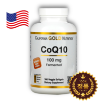 캘리포니아 골드 뉴트리션 코큐텐 100mg California Gold Nutrition CoQ10 100mg, 360정, 1개