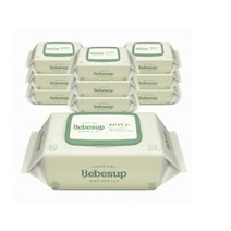 베베숲 저자극 제로 물티슈 캡형, 28팩, 80매