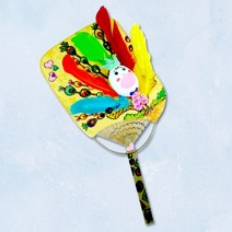 공작새 부채만들기 유아 초등 유치원 어린이집수업 만들기재료키트