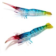 새우 루어 소프트베이트 새우웜 채비 새우후크홀, 블루