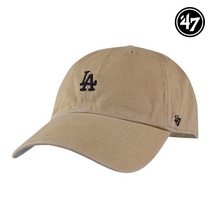 47브랜드 LA다저스 MLB 남자 여성 엠엘비 볼캡 야구 모자 B-BSRNR12GWS-KHB