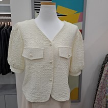 오조크 포켓진주블라우스FORMCOA521P