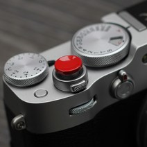 카메라 셔터 버튼 후지 Fuji X100V XT4 xt3 xt20 xt30 라이카 M10, 빨간색 - 오목 셔터 버튼