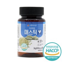 백세식품 매스틱정 프리미엄, 1개, 36g
