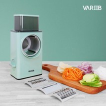 500개 한정수량 바리브 드럼통 3in1 회전채칼 편리한 야채다지기 채썰기 슬라이스 편썰기, 상세페이지 참조