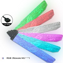 DIY RGB GPU 지원 정의 그래픽 카드 브래킷 VGA 홀더 스탠드 모드 PC 워터 쿨러 12V 5V 아우라 동기화, 12V4PIN RGB