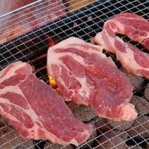 수입산 돼지목살 구이용 1kg/500g 통목살 스테이크 에어프라이어 캠핑용 덴마크산 돼지고기 목살 목심, 수입산 통목살 구이용 1kg_5cm