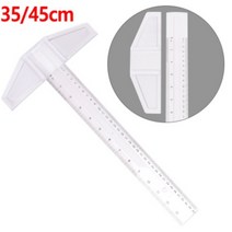 35cm 45cm 플라스틱 제도용 T 자 티자 수직자 수평자 제도자 조립식 T자, 사이즈