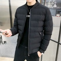 역시즌구스다운패딩 남성 스트리트웨어 한국 패션 남성 경량 재킷 가을 겨울 야구 재킷 봄버 재킷 코트 새로운 트렌드 슬림핏 2022