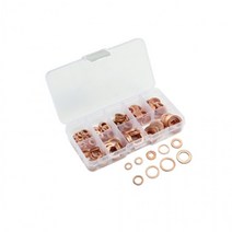 구리와샤 동와샤 동와셔 동박킹 동패킹 200PCS, 200pcs-(1SET)