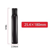 자전거 시트 포스트 스틸 25.4/27.2mm 튜브 어린이 의자 부품 사이클링 교체 고정 기어 액세서리, [01] 25 4 180mm, 1개