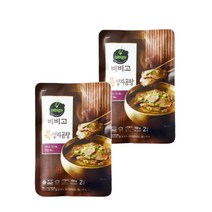 비비고 간편국 즉석컵국 간편식 한끼보양식 즉석국 (냉동) 비비고 테이블 특양지곰탕 맛잇는국 맛잇는탕 맛있는찌개 700g, 2개
