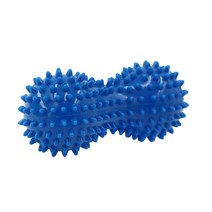 PVC 땅콩 모양 마사지 공 요가 휘트니스 공 스트레스 발 뒤로 근육 공 필 라 테 스 체조 공 홈 체육관, Blue